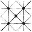 Ласселсбергер Домино 6032-0434 декор геометрия 30х30